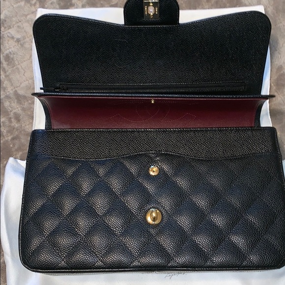 -Chanel Black caviar purse NBW original tag ,box - Picture 3 of 11
